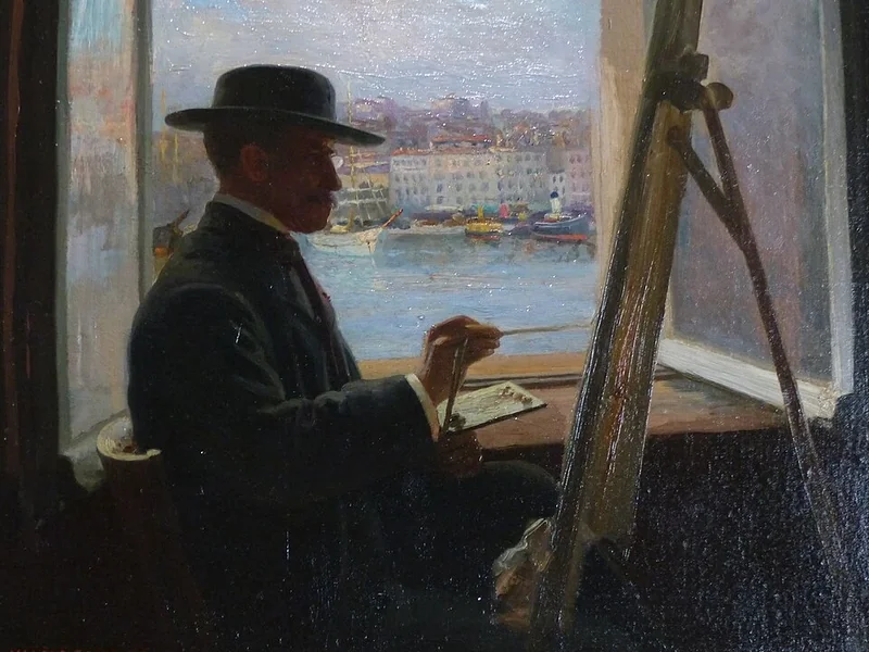 1848-Jean-Baptiste Olive - Jean-Baptiste Olive nel suo studio